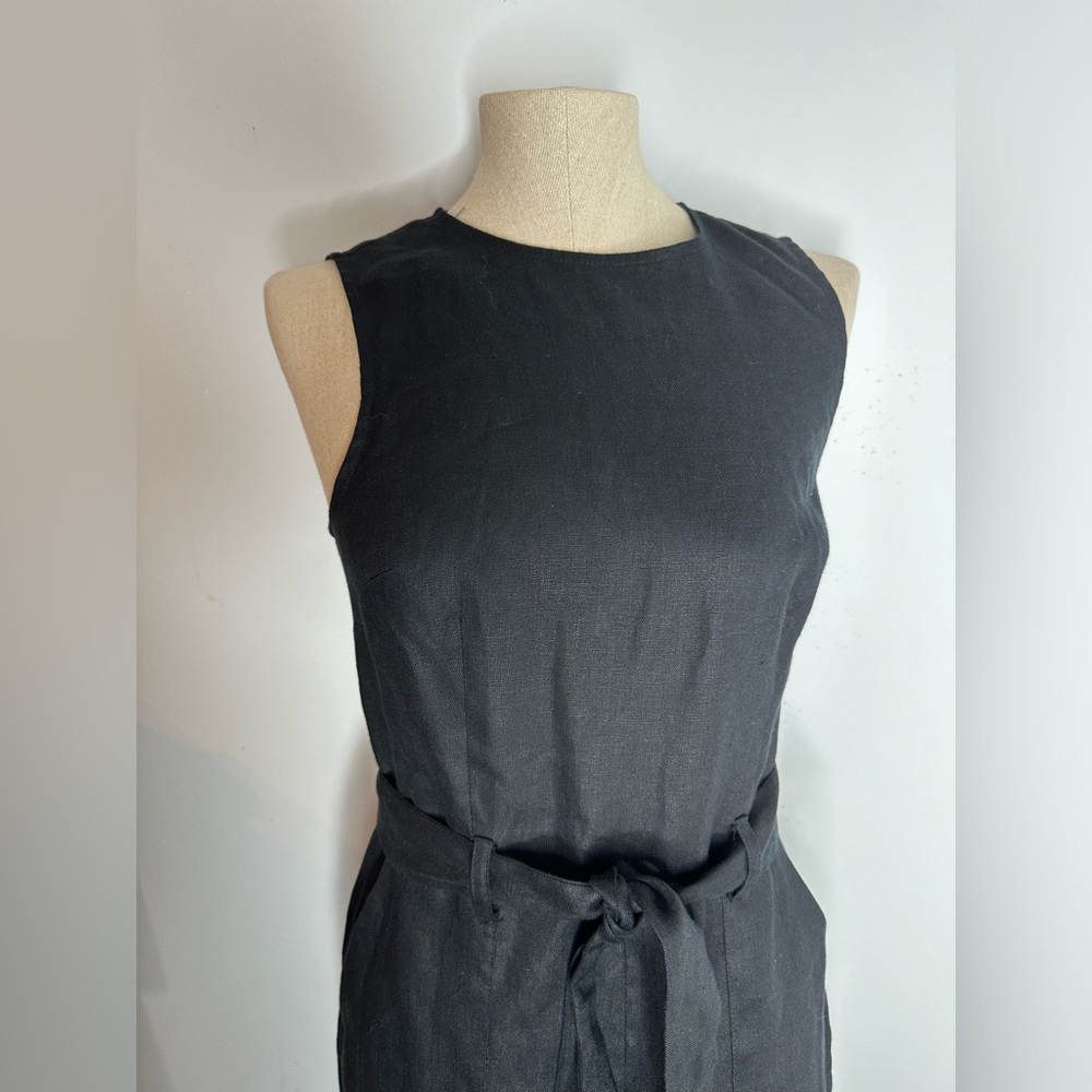 REFORMATION 
Naomi Linen Jumpsuit - Black - Picture 6 of 14